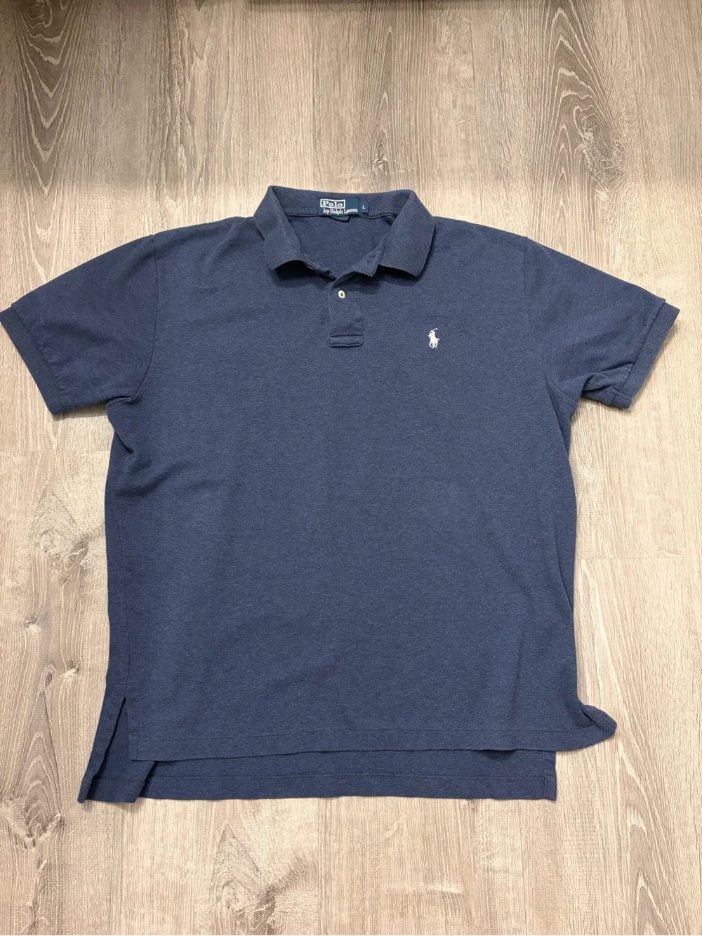 Men's Polo by Ralph Lauren Classic Navy Polo Shirt- Size Large- Pre-owned